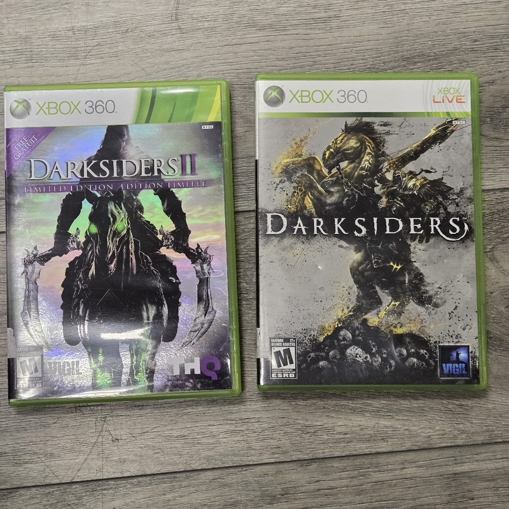 HQ Darksiders II and Darksiders for Xbox 360 - Green Cases